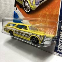 ☆ホットウィール☆ カスタム　'66 ポンティアック　GTO ワゴン　黄色　Hot Wheels _画像3