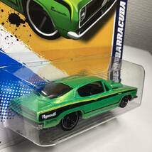 ☆ホットウィール☆ '68 プリマス　ヘミ　バラクーダ　黄緑　Hot Wheels _画像4