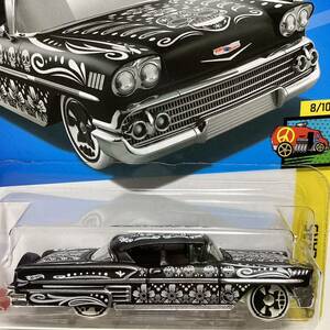 TREASURE HUNT!トレジャーハント！☆ホットウィール☆ '58 シボレー インパラ 黒 Hot Wheels 