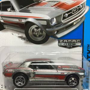 【Walmart限定 ザマック】☆ホットウィール☆ '67 フォード　マスタング　クーペ　ZAMAC Hot Wheels