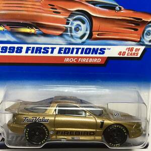 ☆ホットウィール☆ IROC ポンティアック　ファイヤーバード　ゴールド　Hot Wheels 