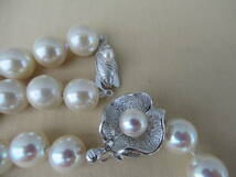 ■真珠 パール ネックレス イヤリング 銀製金具 2組■も-35_画像4