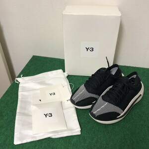 【未使用】 Y-3 Yohji Yamamoto QISAN KNIT SNEAKERS ワイスリー ヨウジヤマモト FZ6395 箱付 adidas ２８．５㎝(N60530_12_88s)