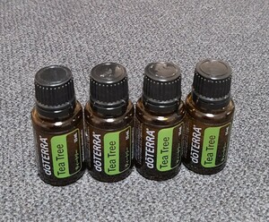 doTERRA ドテラ ティートリー 15ml × 4本 エッセンシャルオイル 未使用 ※説明欄必読