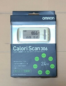 OMRON Omron HJA-306 action amount total Caro li scan pedometer . total unused storage goods 