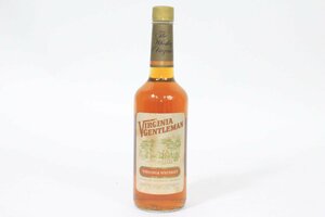 【未開栓】古酒 ☆ Virginia Gentleman ヴァージニア ジェントルマン バーボンウイスキー 750ml 40％ ☆ #7356