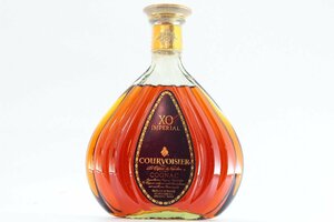 【未開栓】古酒 ＊ COURVOISIER/クルボアジェ コニャック XO IMPERIAL/インペリアル グリーンボトル ブランデー 40％ 700ml ＊ #7415