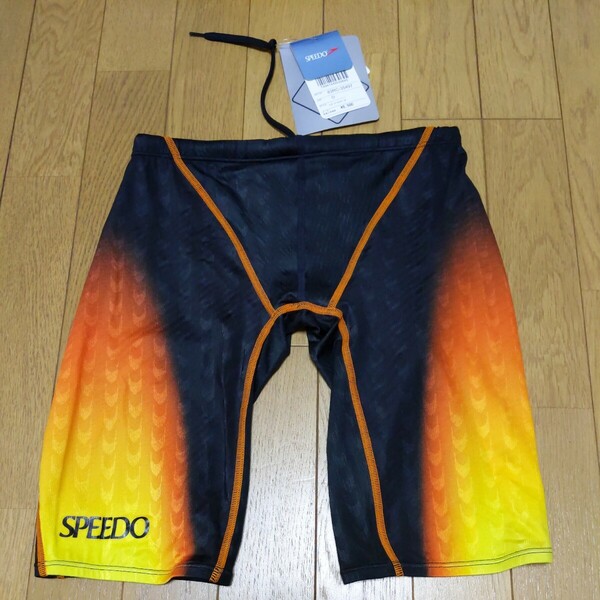 タグ付未使用 Oサイズ fast-skin ex 83RC-35497 競パン 競泳水着 SPEEDO うろこ スパッツ スピード MIZUNO ファーストスキン swimsuits