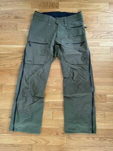 【送料無料】Norrona ノローナ lofoten Gore-Tex Pro Pants olive night サイズＬ【中古】