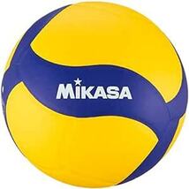 ミカサ(MIKASA) バレーボール 4号/5号 練習球 イエロー/ブルー 推奨内圧0.3~0.325(kgf/_画像1
