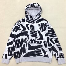 ■NIKE ナイキ パーカー 8点 まとめ売り サイズMIX ビッグロゴ 総柄 中古卸 /4.42kg■_画像2