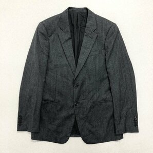 ●ARMANI COLLEZIONI アルマーニ セットアップ ジャケット パンツ シングル 肩パッド イタリア製 グレー サイズ50 メンズ 1.0kg●の画像2