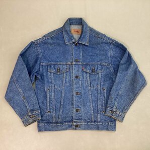 ■80s USA製 Levi's リーバイス Gジャン デニム トラッカージャケット 70507-4890 ヴィンテージ 古着 サイズS ブルー系/1.06kg■の画像1