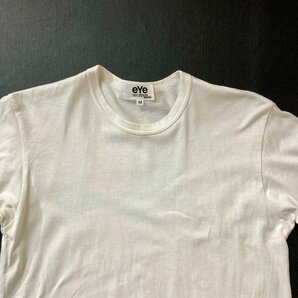 ★eYe JUNYA WATANABE MAN COMME des GARCONS アイジュンヤワタナベマンコムデギャルソン Tシャツ トップス 白 ホワイト サイズM 0.15kg★の画像3