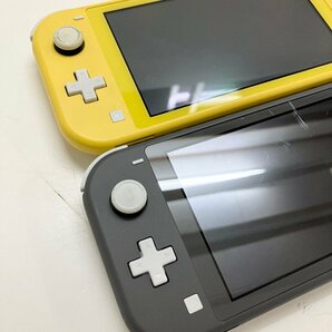 ◆【ジャンク品】Nintendo 任天堂 Switch Lite HDH-SZA-CO 店頭用 販促 デモ品 2台セット 非動作品 イエロー グレー (E1)N/S60507/2/0.3の画像9