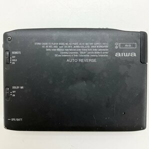 ◆【ジャンク品】AIWA アイワ HS-PX610 ポータブル ステレオ カセットプレーヤー ブラック 現状品 (E1)N/G60508/5/0.2の画像8