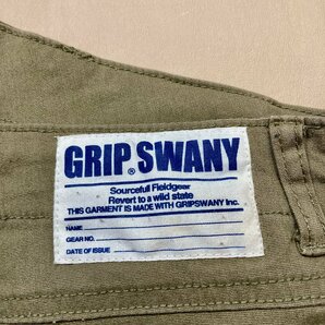 ★GRIP SWANY グリップスワニー カーゴパンツ ワークパンツ キャンプ アウトドア カーキ系 サイズM ボトムス メンズ 0.5Kg★の画像5