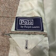 ■POLO RALPH LAUREN ポロ ラルフ ローレン ジャケット ブラウン メンズ 平置き採寸参照 /0.92kg■_画像7