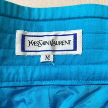 ★vintage YVES SAINT LAURENT イヴサンローラン スカート サイズ M ブルー系 ボトムス フレア レディース ヴィンテージ 春夏 0.25kg★_画像7