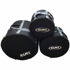 ■MAPEX メイペックス ドラムケース 3点 バスドラ タム など用 中古品 /4.57kg