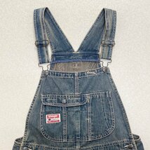 ●Wrangler ラングラー デニム オーバーオール オールインワン つなぎ BLUE BELL コットン ブルー系 サイズS(28) メンズ 0.91kg●_画像3