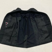 ●希少 60s vintage VAN JAC ヴァンヂャケット テーラードジャケット シングル 背抜き スリット ブラック サイズ90 メンズ 0.7kg●_画像3