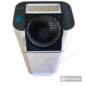 # junk IRIS OHYAMA Iris o-yama circulator clothes dry dehumidifier KIJDC-L50-W 2021 year made one part operation verification /7.68kg#