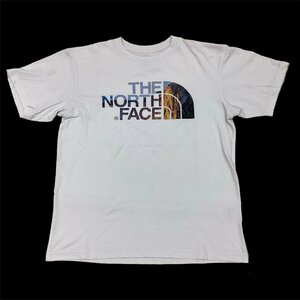 ☆THE NORTH FACE ザノースフェイス 半袖Tシャツ プリントTシャツ ロゴTシャツ ホワイト WHT カットソー トップス サイズL メンズ 0.15kg☆