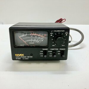 *[ junk ]REVEX W500 SWR&POWER METER 1.8~60MHz high power transceiver CB wireless present condition goods (E1)N/G60516/1/0.7