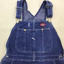 ■Dickies ディッキーズ オーバーオール サロペット ワークウェア 作業着 作業服 オールシーズン メンズ サイズ 不明 ブルー /0.98kg■_画像3