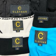 ●CLATHAS クレイサス 5点 まとめ売り サイズMIX ワンピース Tシャツ トップス セーター 等 花 ベルト レディース 卸 現状品 1.01kg●_画像7