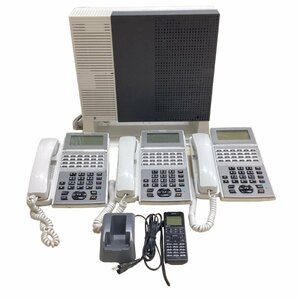 *NTT East Japan business phone set sale . equipment NX2S-ME-(E1) telephone machine NX2-(24)STEL-(1)(W) 3 pcs communication equipment office . junk 9.0kg*