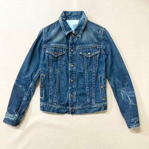 ★Hysteric Glamour ヒステリックグラマー デニムジャケット Gジャン ジージャン アウター サイズFREE インディゴ カラーステッチ 0.9kg★