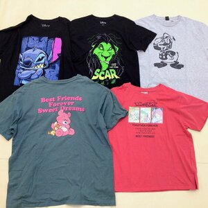 ■Disney / Tom and Jerry プリントTシャツ 5点 まとめ売り サイズMIX USA製含む ディズニー トムとジェリー 中古卸 /0.94kg■