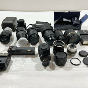 0[ junk ] camera lens camera peripherals set sale lens / flash Canon MINOLTA SIGMA present condition goods ff ()M/60530/2/7.25