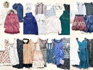 ★axes femme アクシーズファム 29点 まとめ ワンピース トップス スカート ボトムス アウター 等 ガーリー 量産 姫 卸 現状品 10kg★