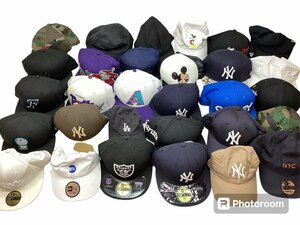 ■NEW ERA ニューエラ キャップ まとめ売り 59FIFTY/9TWENTY/9FIFTYなど 計30点 サイズバラ 汚れあり /3.76kg■