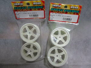 未使用未開封品 イーグル 597-053 1/10RC 5本スポーク 白 ホイール 270(2pcs)(27mm) 2セット