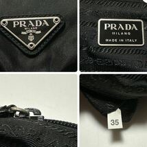 美品　PRADA ナイロン　三角ロゴ　リュックサック 巾着_画像7