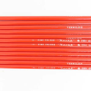 KL8【 YACHT 】 ヨット鉛筆 2351 赤鉛筆 24ダースまとめて デッドストック品 当時物 保管現状品 外箱付 未使用の画像6
