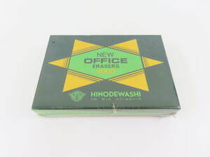 KM-16[ unopened goods ] HINODEWASHI Hino tewasiNEW OFFICE ERASERS 4000 30ko go in vinyl with cover dead stock goods unused operation not yet verification 