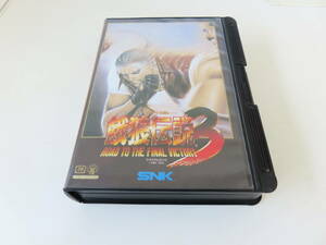 KN-31[ Fatal Fury 3 ] Neo geo NEOGEO manual equipped SNK present condition goods operation not yet verification 