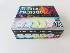 KN-70【 maxell 】 マクセル music CD-R80 未開封品 現状品 未使用 動作未確認