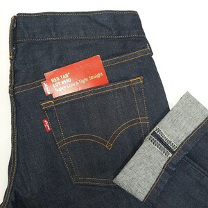 廃盤希少 未使用！Levi'sリーバイス☆599-03スーパーローライズW32タイトストレート スキニースリム デニムパンツ ジーンズ日本製スモールe