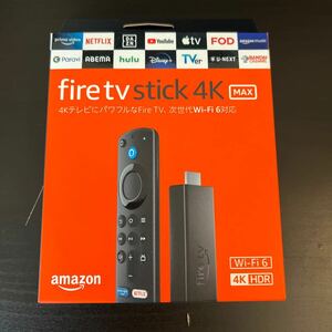 Amazon Fire TV Stick 4K Max Alexa対応音声認識リモコン付属 新品未開封