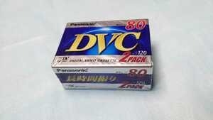 【未開封】パナソニック miniDV DVC 2個パック 標準80 LP120 o１２７２－9