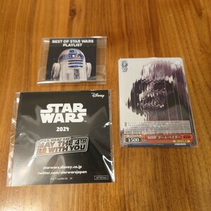 PARCO パルコ 限定 ノベルティ STAR WARS スターウォーズ ノベルティ ピンバッジ ステッカー ヴァイスシュヴァルツ カード ダースベイダー