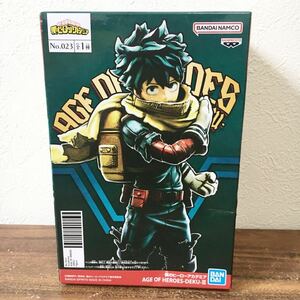 【未開封】BANPRESTO 僕のヒーローアカデミア My Hero Academia 緑谷出久 Izuku Midoriya フィギュア Figure AGE OF HEROES DEKU Ⅲ デク