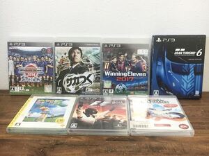 動作品 PlayStation3 ソフト PS3 スポーツ ウイイレ サカつく みんゴル グランツーリスモリミテッドエディション ゲームソフト まとめ売り