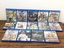 動作品 PlayStation4 ソフト PS4 ドラクエ ヒーローズ ビルダーズ モンハン 無双スターズ ウイイレ FIFA ゲームソフト 14本 まとめ売り_画像1